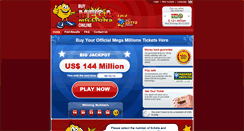 Desktop Screenshot of fr.buymegamillionsonline.com